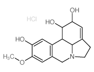 Pseudolycorine HCl structure