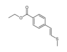 ethyl 4-(2-methylsulfanylethenyl)benzoate Structure