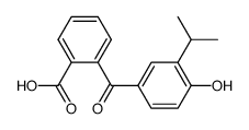 2-(4-hydroxy-3-isopropylbenzoyl)benzoic acid Structure
