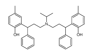 2-[3-[[3-(2-hydroxy-5-methylphenyl)-3-phenylpropyl]-propan-2-ylamino]-1-phenylpropyl]-4-methylphenol structure