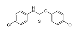 O-(4-methoxyphenyl) N-(4-chlorophenyl)carbamothioate结构式