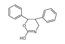 (5R,6S)-5,6-diphenyl-1,3-oxazinan-2-one结构式