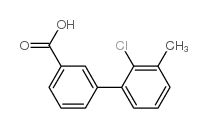 3-(2-氯-3-甲基苯基)苯甲酸结构式
