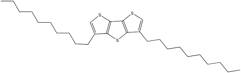 3,5-didecyldithieno[3,2-b:2',3'-d]thiophene Structure