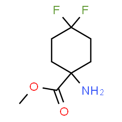 methyl 1-amino-4,4-difluorocyclohexane-1-carboxylate Structure