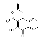 2-hydroxy-3-nitro-4-prop-2-enyl-4H-naphthalen-1-one结构式