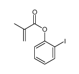 (2-iodophenyl) 2-methylprop-2-enoate结构式