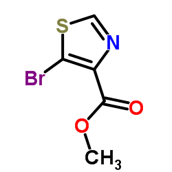 5-溴噻唑-4-羧酸甲酯结构式