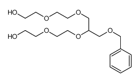 2-[2-[2-[2-(2-hydroxyethoxy)ethoxy]-3-phenylmethoxypropoxy]ethoxy]ethanol Structure