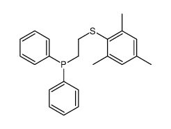 diphenyl-[2-(2,4,6-trimethylphenyl)sulfanylethyl]phosphane Structure