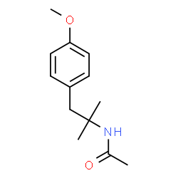 N-[2-(4-Methoxyphenyl)-1,1-dimethylethyl]acetamide Structure