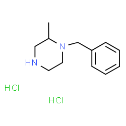 1-Benzyl-2-methylpiperazine (hydrochloride)结构式