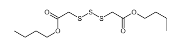butyl 2-[(2-butoxy-2-oxoethyl)trisulfanyl]acetate Structure