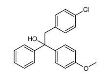 2-(4-CHLOROPHENYL)-1-(4-METHOXYPHENYL)-1-PHENYLETHANOL结构式
