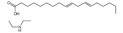 (9Z,12Z)-octadeca-9,12-dienoic acid, compound with diethylamine (1:1) Structure