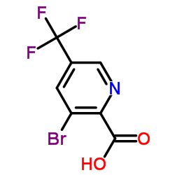 3-溴-5-(三氟甲基)吡啶甲酸结构式