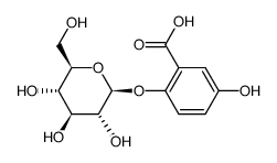 gentisic acid 2-O-β-4C1-glucopyranoside Structure