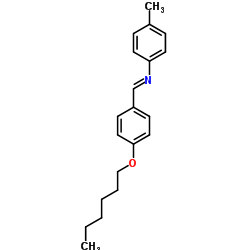 (E)-1-[4-(Hexyloxy)phenyl]-N-(4-methylphenyl)methanimine Structure