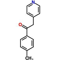 2-(吡啶-4-基)-1-(对甲苯基)乙酮结构式