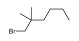 1-bromo-2,2-dimethylhexane Structure