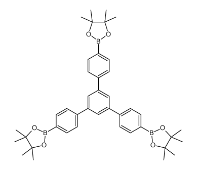 1,3,5-三(4-苯基硼酸频哪醇酯)苯结构式