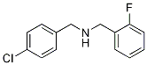 N-(4-氯苄基)-2-氟苄基胺结构式