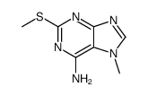 7-methyl-2-methylsulfanylpurin-6-amine Structure