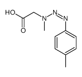[1-methyl-3-(4-methylphenyl)triazen-2-yl]acetic acid结构式