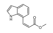 3-(1H-吲哚-7-基)-2-丙烯酸 甲酯结构式