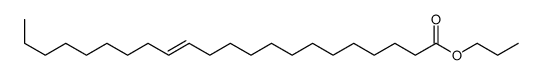 propyl (Z)-docos-13-enoate Structure