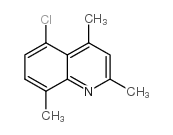 5-氯-2,4,8-三甲基喹啉结构式