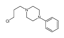 1-(3-chloropropyl)-4-phenylpiperazine结构式