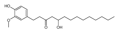 5-Hydroxy-1-(4-hydroxy-3-methoxyphenyl)-3-tetradecanone Structure