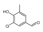 3-氯-4-羟基-5-甲基苯甲醛结构式