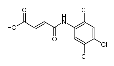 N-(2,4,5-trichloro-phenyl)-maleamic acid Structure