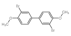 3,3'-二溴-4,4'-二甲氧基联苯结构式
