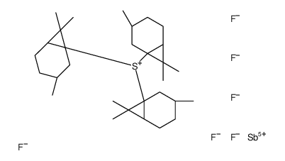 三芳基锍六氟锑酸盐混合物结构式