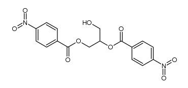 2,3-bis-(4-nitro-benzoyloxy)-propan-1-ol Structure