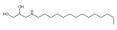 3-(tetradecylamino)propane-1,2-diol Structure