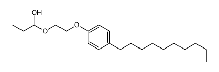 1-[2-(4-decylphenoxy)ethoxy]propan-1-ol Structure