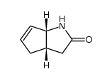Cyclopenta[b]pyrrol-2(1H)-one, 3,3a,4,6a-tetrahydro-, cis- (9CI)结构式