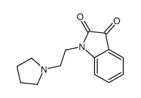 1-(2-pyrrolidin-1-ylethyl)indole-2,3-dione Structure