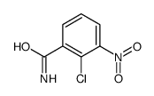 2-氯-3-硝基苯甲酰胺结构式