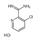3-氯吡啶-2-甲脒盐酸盐结构式