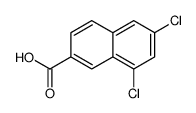 6,8-Dichloro-2-naphthoic acid Structure