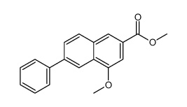 Methyl 4-methoxy-6-phenyl-2-naphthoate Structure