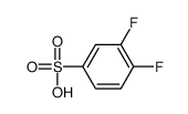 3, 4-二氟苯磺酸结构式