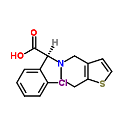 (R)-Clopidogrel bisulfate Structure
