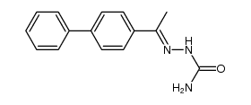 4-phenylacetophenone semicarbazone Structure