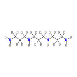 N1,N1'-(Propane-1,3-diyl)bis(propane-1,3-diamine)-d24 Structure